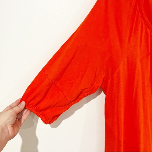 Anthropologie Anais Red Orange Balloon Sleeve
Peasant Shift Tunic Dress Size XL - Picture 7 of 9